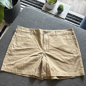 NWT Ralph Lauren Khaki Flat Front Shorts